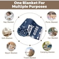 thumbnail image 3 of Graduation Gifts for Her Him Class of 2025 Throw Blanket for Women Men High School Seniors Gifts for Him Her 2025 Graduation Decorations 2025 Graduation Blankets College Graduates Nursing 50x60, 3 of 6