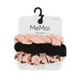 thumbnail image 2 of MeMoi Dogs & Woof 3-Pack Hair Scrunchies, One Size, Mauve, 2 of 2