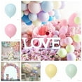 thumbnail image 6 of 100pcs Pastel Macaron Balloons Assorted Color Latex Balloons for Birthday Party Wedding Baby Shower, 6 of 9