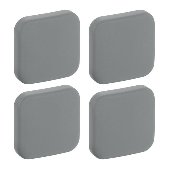 Uxcell Door Stoppers Wall Protector, 4pcs Soft Silicone Door Handle Buffers, Self Adhesive Door Knob Guard, Grey