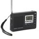 thumbnail image 2 of Mini Radios Portátiles Receptor Fm / Mw / Sw Con Reloj Despertador Digital Receptor De Radio Fm Negro Guardurnaity EL008323-00, 2 of 6