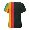 thumbnail image 4 of Otvok Tee for Women Short Sleeve Tops Casual Loose Colorful Print Summer Ladies Multicolor T-Shirts, 4 of 6