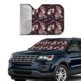 thumbnail image 3 of Kdxio Romantic Paris Print Front Windshield Sun Shade,Folding Auto Sunshade for Car Truck SUV-Medium, 3 of 7
