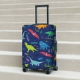 thumbnail image 2 of Lsque Dinosaurs Adventure With Palms And Tropical Leaves Printed Luggage Cover, Travel Luggage Protector,Scratch and Dirt Resistant, Fits 18-32 Inch Luggage - Large, 2 of 9