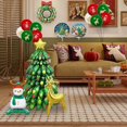 thumbnail image 3 of 6/36 piezas de 3/5 cm de bolas de Navidad, adornos de fieltro, copos de nieve, muñeco de nieve, decoración navideña, adorno colgante para árbol de Navidad, 3 of 5