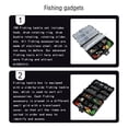 thumbnail image 2 of Greeniant Kit de accesorios de pesca de 188 Uds., pesas resistentes al desgaste, bloqueo de cuentas, conjunto de equipo de pescado de acero Pescar, 2 of 6