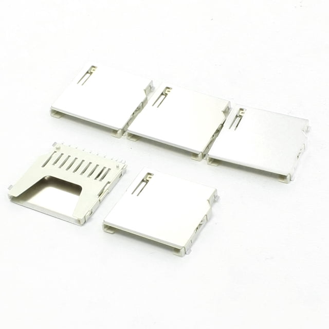 5 Piezas de Zócalos para Tarjetas de Memoria SD 1" x 1" x 0.1" para Cámara Digital