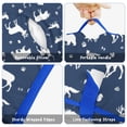 thumbnail image 6 of Dark Blue Christmas Animal Pattern Toddler Nap Mats for Kids Preschool,50"x20" Sleeping Mat Bag or Kids,Toddler Sleeping Bag,Toddler Nap Mat or Daycare, 6 of 6