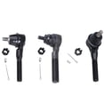 thumbnail image 5 of Detroit Axle - Front 11pc Suspension Kit for 1991-2001 Jeep Cherokee, 91-92 Comanche, Tie Rods Track Bar Adjusting Sleeves Ball Joints 1992 1993 1994 1995 1996 1997 1998 1999 2000 Replacement, 5 of 5