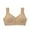 Khaki, variant on Women's Sports Bras Pull on Wide Strap No Underwire Push up Bralette Comfortable Padded Low Impact Bras S-2XL