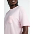 thumbnail image 5 of Joyspun Women's Sleep Tee with Short Sleeves, Sizes XS-3X, 5 of 6