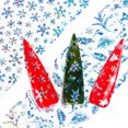 thumbnail image 4 of 30Pcs Christmas Theme Nail Stickers Manicures Stickers Nail Art Decals Props, 4 of 7