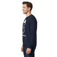 thumbnail image 4 of Gildan Merry Christmas Design Sweatshirt for Men, Navy Crewneck Christmas Sweater, M, 4 of 5