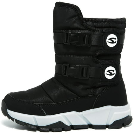 

Tanleewa Boys Girls Winter Snow Boots for Child Shoe Size 11.5M US Little Kid