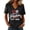 Black #31, variant on Women's 250 Anniversary Usa T Shirt 4th Of July V Neck Shirts 1776 2026 Short Sleeve Red Blue and White Tops Patriotic Stars and Stripes Loose Fit Tees Red S