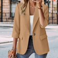 thumbnail image 2 of Womens Office Attire Long Sleeve Business Casual Outfits Dress Jackets Interview Outfits Suit Jackets Fall Coat Work Clothes Lightweight Jacket Women, 2 of 5