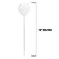 thumbnail image 4 of 96 Piece Set of Disposable Plastic White Novelty Serving Spoon & Spork for Dinner Parties, Wedding, Thanksgiving, 4 of 4