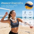 thumbnail image 2 of Neck Cooling Tube - Reusable Ice Neck Cooler, Wearable Cooling Neck Wrap for Personal Cooling Relief, PCM Cooling Device for Hot Flashes, Summer Heat, Outdoor Sports, Work & Travel (White), 2 of 7