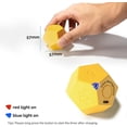 thumbnail image 2 of KADAMS Pomodoro Cube Timer, 11 Preset Countdowns (1-90 Mins), Gravity Flip Timer for Focus & Productivity, Sound/Vibrate/Silent Modes, Rechargeable Study, Home, Kitchen, ADHD Timer, Yellow, 2 of 7