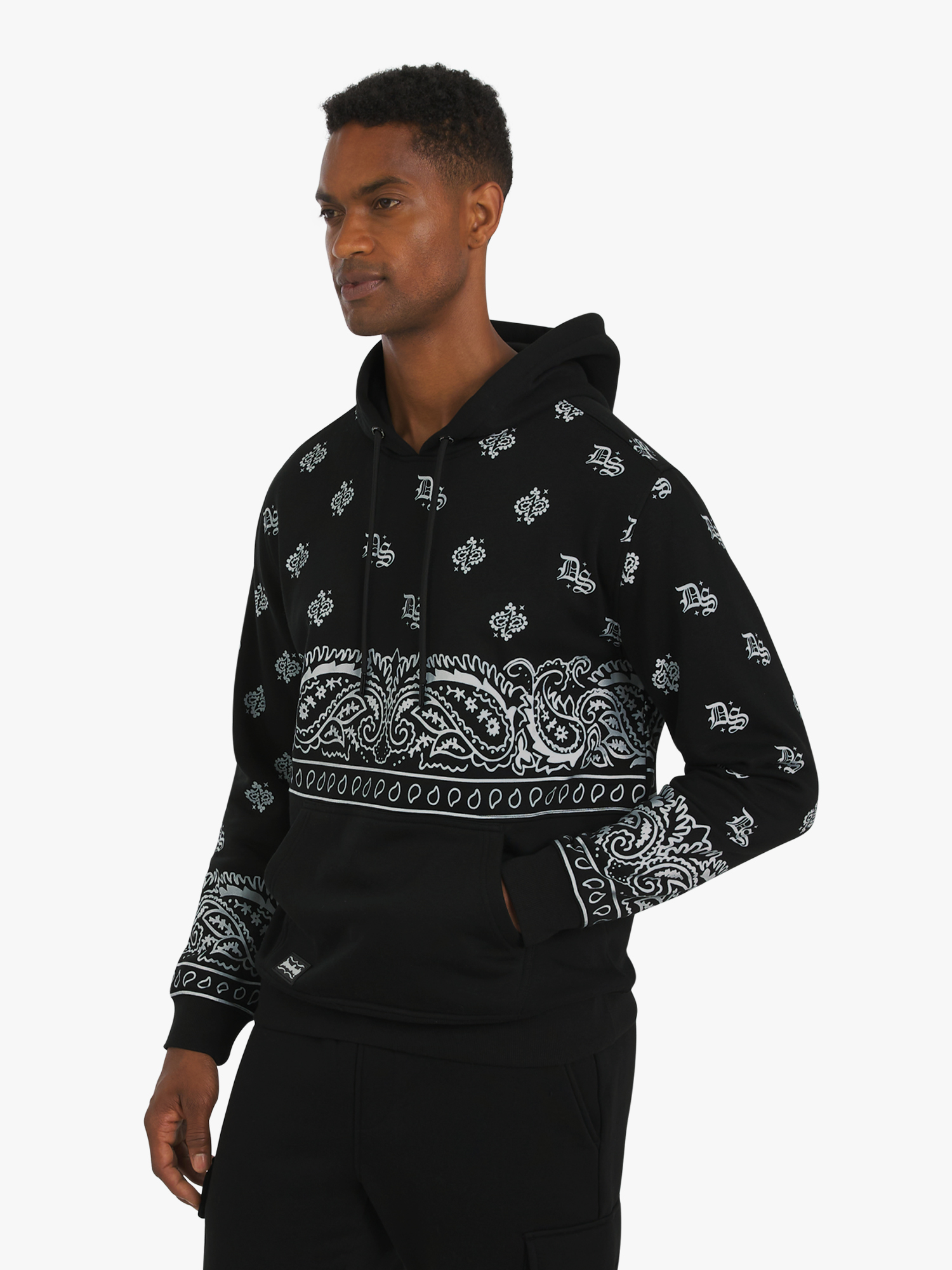 Dogg Supply by Snoop Dogg All-Gender Young Men's and Women's Panel Popover Hoodie, Sizes XS - 5XL
