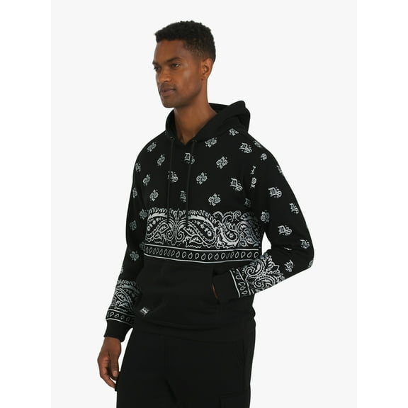 Dogg Supply by Snoop Dogg All-Gender Young Men's and Women's Panel Popover Hoodie, Sizes XS - 5XL