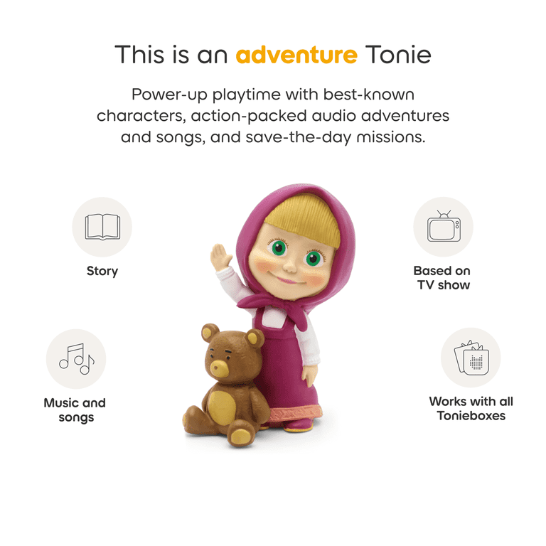 Tonies Masha the Bear Adventure Friendship Toy Audio Play