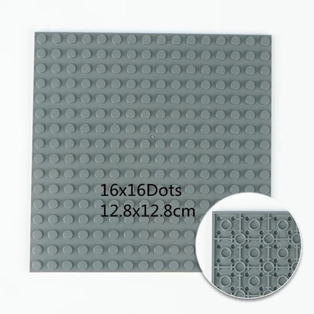 Placa Base de ciudad de puntos de dos caras de 16x16 para ladrillos, placa Base, juegos de Juguetes de bloques de construcción DIY, piezas, juguetes educativos para niños