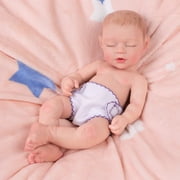 RSG 6 Pcs Baby Doll Diapers for 12-15 Inch Dolls, Reusable & Washable Doll Underwear Fits Newborn Baby Dolls, Pretend Play Accessories for Toddlers Girls