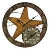 Taylor Precision Products 14-inch Starfish Clock with Thermometer