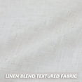 thumbnail image 3 of Linen Valance for Kitchen Window, Rustic Farmhouse Linen Blend Crude Window Curtain Valances for Bathroom Living Room, Natural, 26"Wx24"x2, 3 of 7