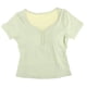 thumbnail image 1 of Camiseta de Yoga para mujer, Top corto transpirable suave de secado rápido para entrenamiento, gimnasio, Fitness S, 1 of 8