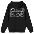 thumbnail image 4 of Charmed 1998 Calligraphy Art Long Sleeve Black Adult Zip-Up Hoodie-XL, 4 of 5