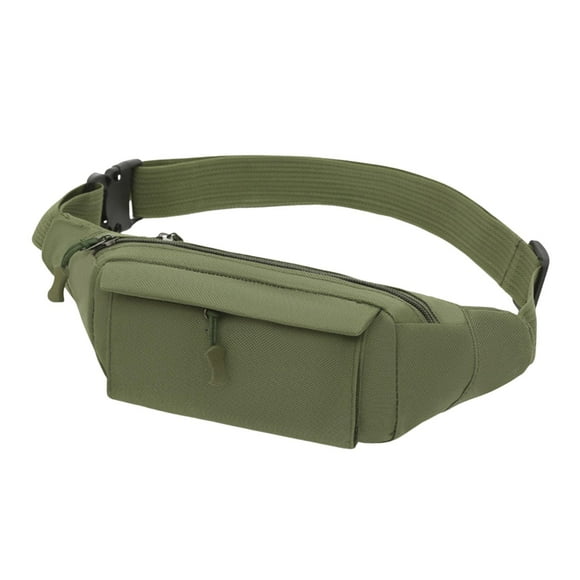 Bolso bandolera ligero para hombre para exteriores con correa ajustable Verde