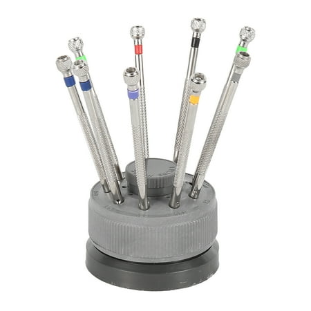 

Pluokvzr 9pcs Precision Screwdriver Slotted Flat Watchmaker Tools for Watch Electronics
