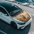 thumbnail image 4 of Uorisanigo Aztec Sunflower Horse Hood Covers Removable Car Hood Cover Protector Washable Stretch Car Bonnet Banner Suitable Most Automotive Sedans Trucks Pickup Sports Cars, 4 of 7