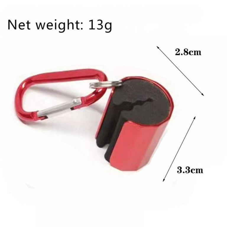 Fishing Rod Holder with Carabiner Hanger for Fly Fishing Fishing