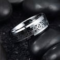 thumbnail image 5 of QQTDFG All Kinds Fashion Gear Shape Ring Men And Women's Universal Stainless Steel-Black-9, 5 of 7
