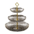 thumbnail image 1 of simhoa Fruit Plate Food Storage Organizer Cake Stand for Wedding Entertaining Snack 3 Tier, 1 of 8