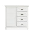 thumbnail image 2 of Magnussen Home Charleston White Dove White 1-Door Bedroom Chest, 2 of 11