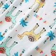 thumbnail image 4 of Defitshape Women's Cotton Pajama Shirt Cute Cartoon Short Sleeve Nightgown Soft Summer Sleep Shirt Printed Short Pj Lightweight Thigh Length Sleep Gown Sleepwear Style14 White Large, 4 of 4
