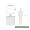 thumbnail image 4 of Beaumont Lane 3-Light Bath Vanity in Black, 4 of 4
