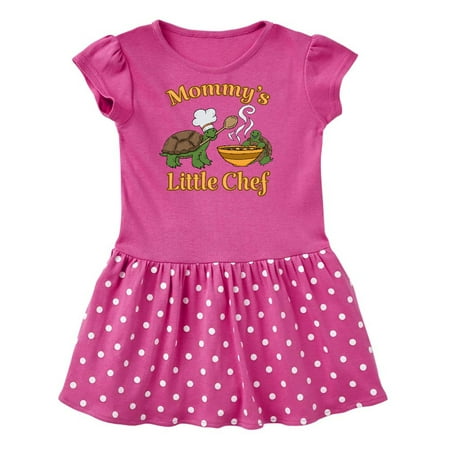 

Inktastic Mommy s Little Chef with Cute Turtles Gift Toddler Girl Dress