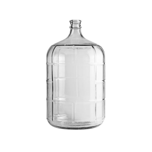 3 Gallon Glass Carboy | Made with Italian Glass | Clear | Food Grade for Wine Making, Fermentation & Storage | Home Brewing Kit | Carboy 3 Gallon Fermenter | #7 Stopper NOT INCLUDED