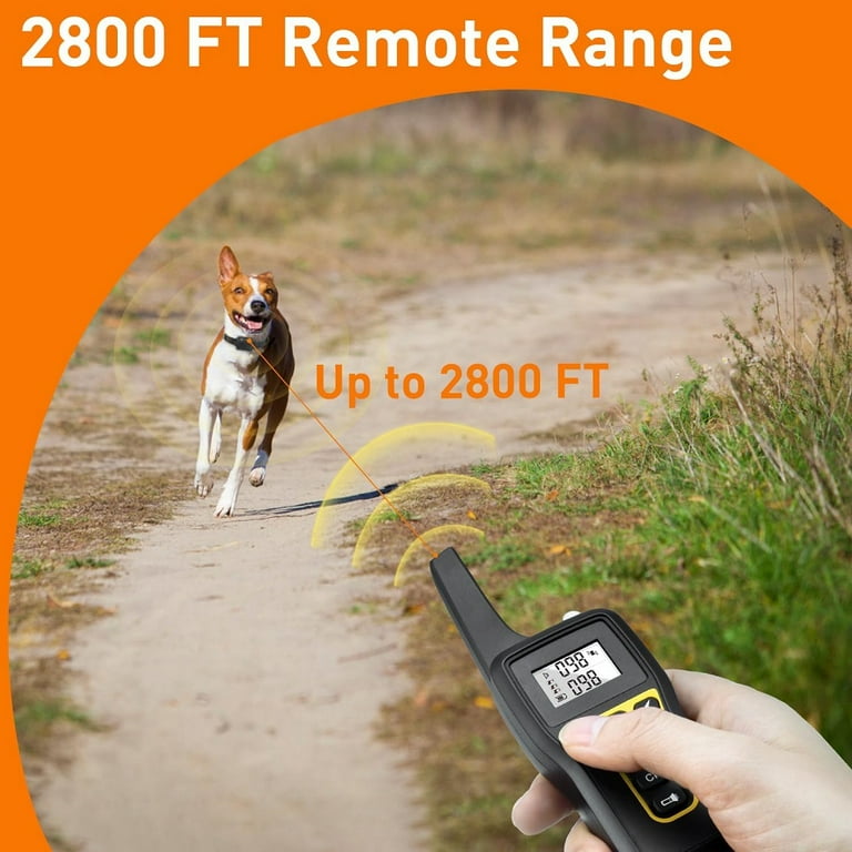 Paipaitek Dog Training Collar No Shock, Vibrating Dog Collar with Remote No  Shock for Medium, Small, & Deaf Dogs, 2800Ft Remote Range IPX7 Waterproof  Beeping Dog 3 Collars - Walmart.com