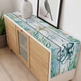 thumbnail image 4 of Coastal Octopus Table Runner - 70 Inch Long, Kitchen Dining Table Runner Dresser Scarves, Nautical Starfish Seaweed Coral Wooden Farmhouse Decor for Coffee Tables Wedding Party Banquet, 4 of 8