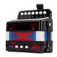 thumbnail image 1 of Accordéon à boutons pour débutants, 7 touches, 2 basses, instrument de musique éducatif pour enfants, performance sur scène, pratique, noir, 1 of 4
