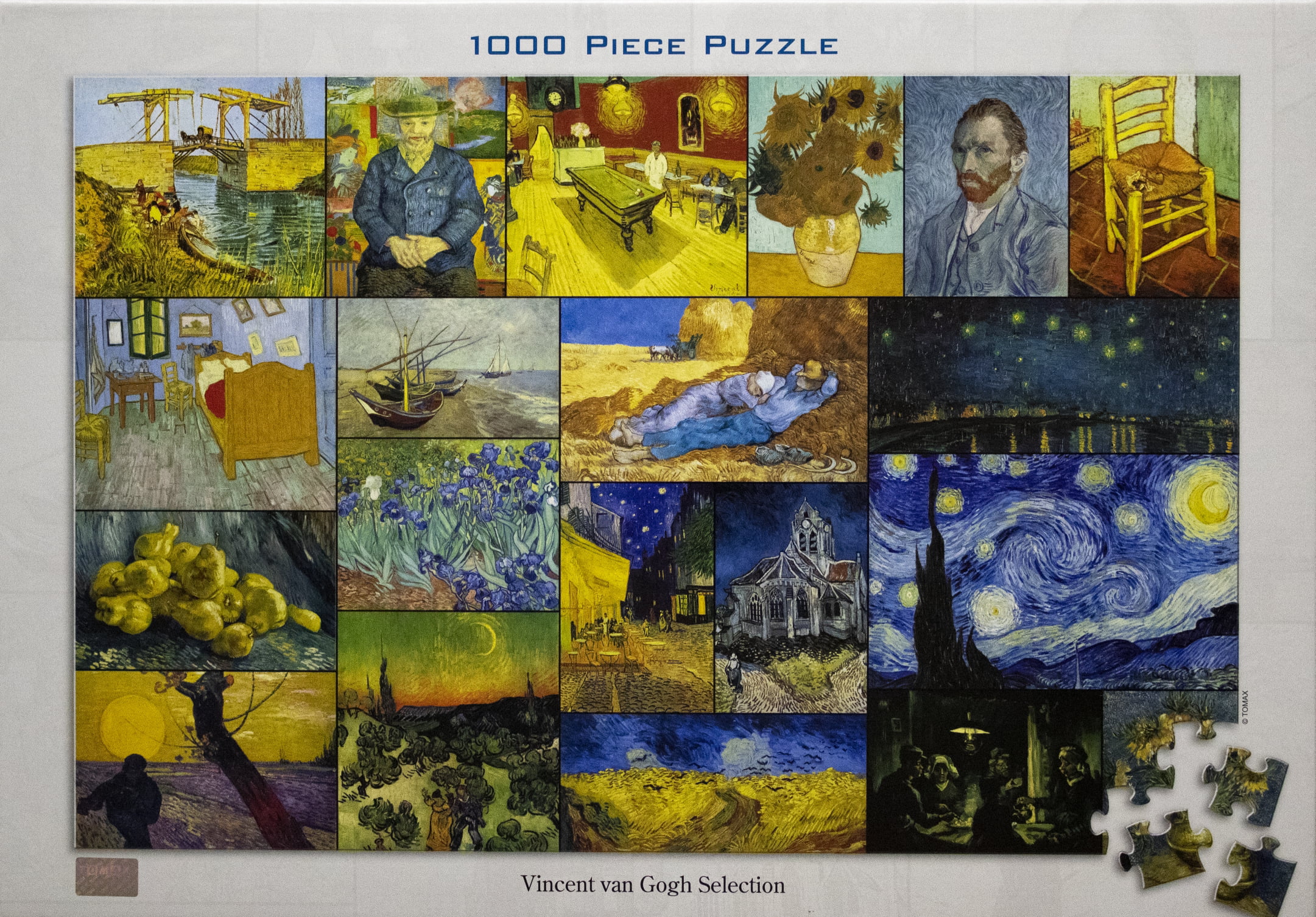 Vincent Van Gogh Self Portrait Puzzle 1000 pcs Jigsaw puzzles TOMAX Toys Gift