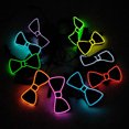 thumbnail image 1 of YAOMOBB Flashing Bow Tie Adjustable LED Light Up Tie with Flashing Modes Long lasting Prop for Prom and Performances, 1 of 6