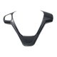 thumbnail image 3 of Funda para volante de coche, accesorios para volante de coche, un solo orificio, estable, interior liso Negro, 3 of 9