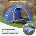 thumbnail image 5 of IC ICLOVER Camping Tent 3-4 Person, Dome Tent for Camping with Removable Rain Fly, Waterproof Windproof Backpacking Tent, Easy Set up Lightweight for Outdoor Camping, Hiking, 5 of 8